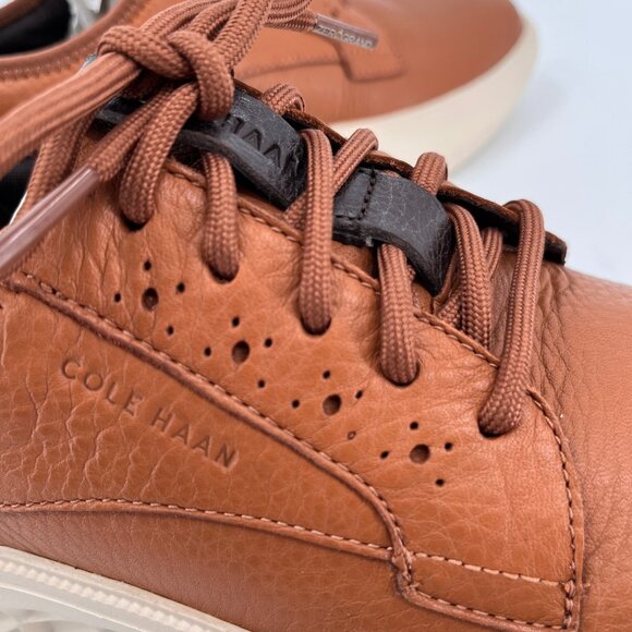 Cole Haan Zerogrand WFA Plaintoe Oxford British Tan Men\'s Size 9 Leather Lace Up main image 16